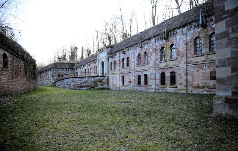 Le fossé de gorge du Fort Großgherzog von Baden (Strasbourg)
