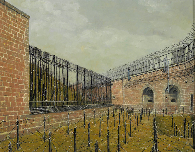 Strasbourg : Le Fort Großherzog von Baden vers 1890.