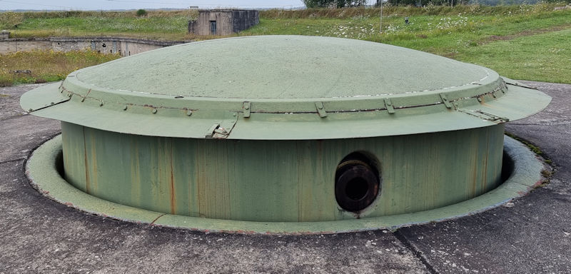 Fort d'Uxegney (Epinal) : Tourelle Galopin modèle 1907